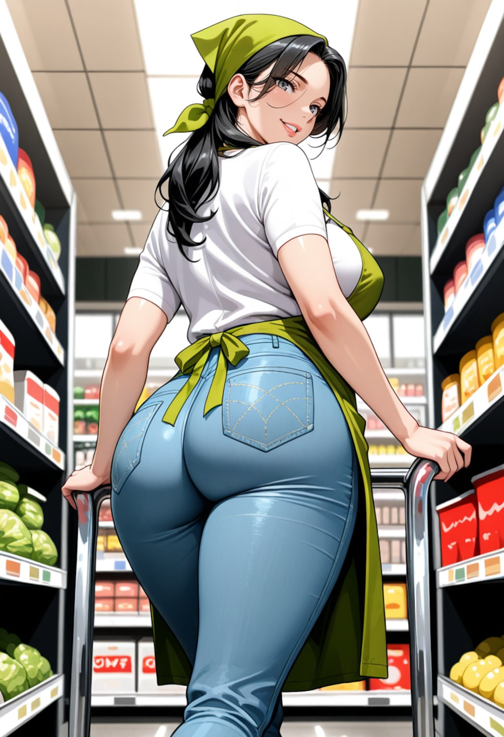 働く後ろ姿