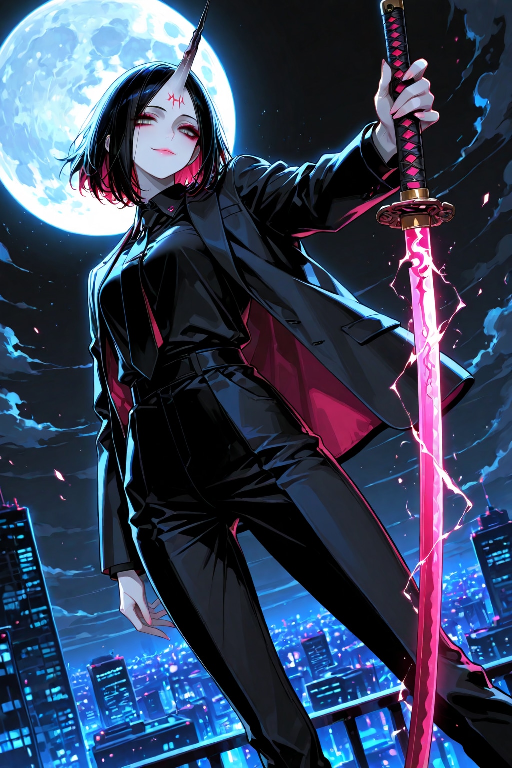 鬼女と刀