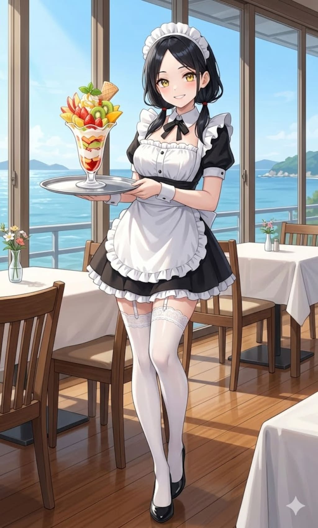 海の見えるレストラン