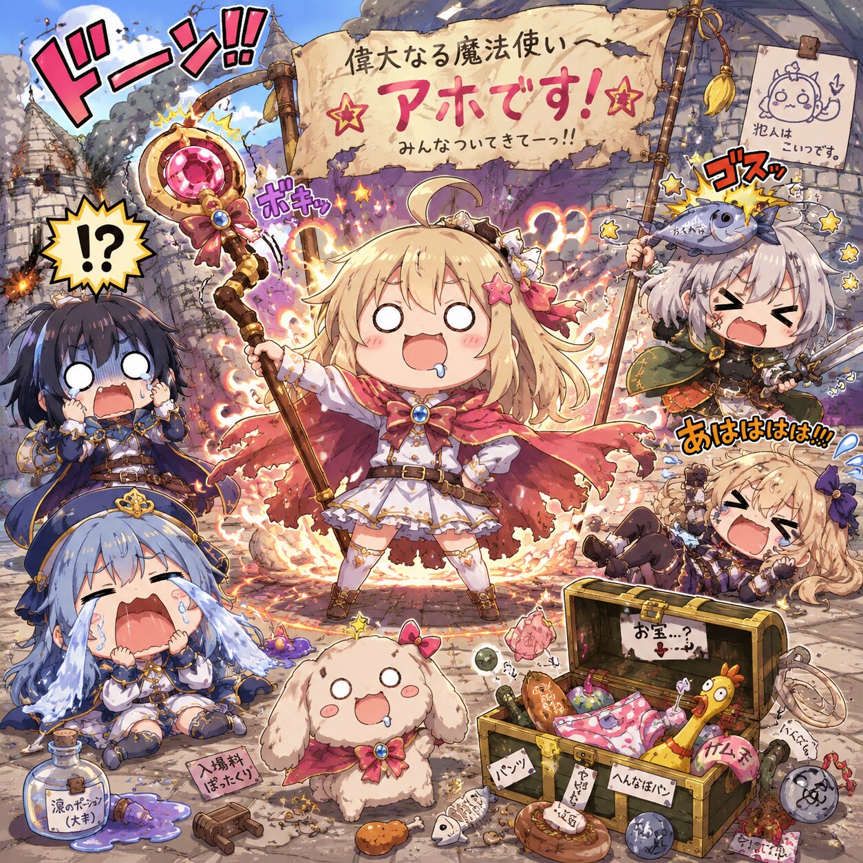 「ちちぷいで一番ウケる画像作って」とチャトピ君に頼んでみた結果…