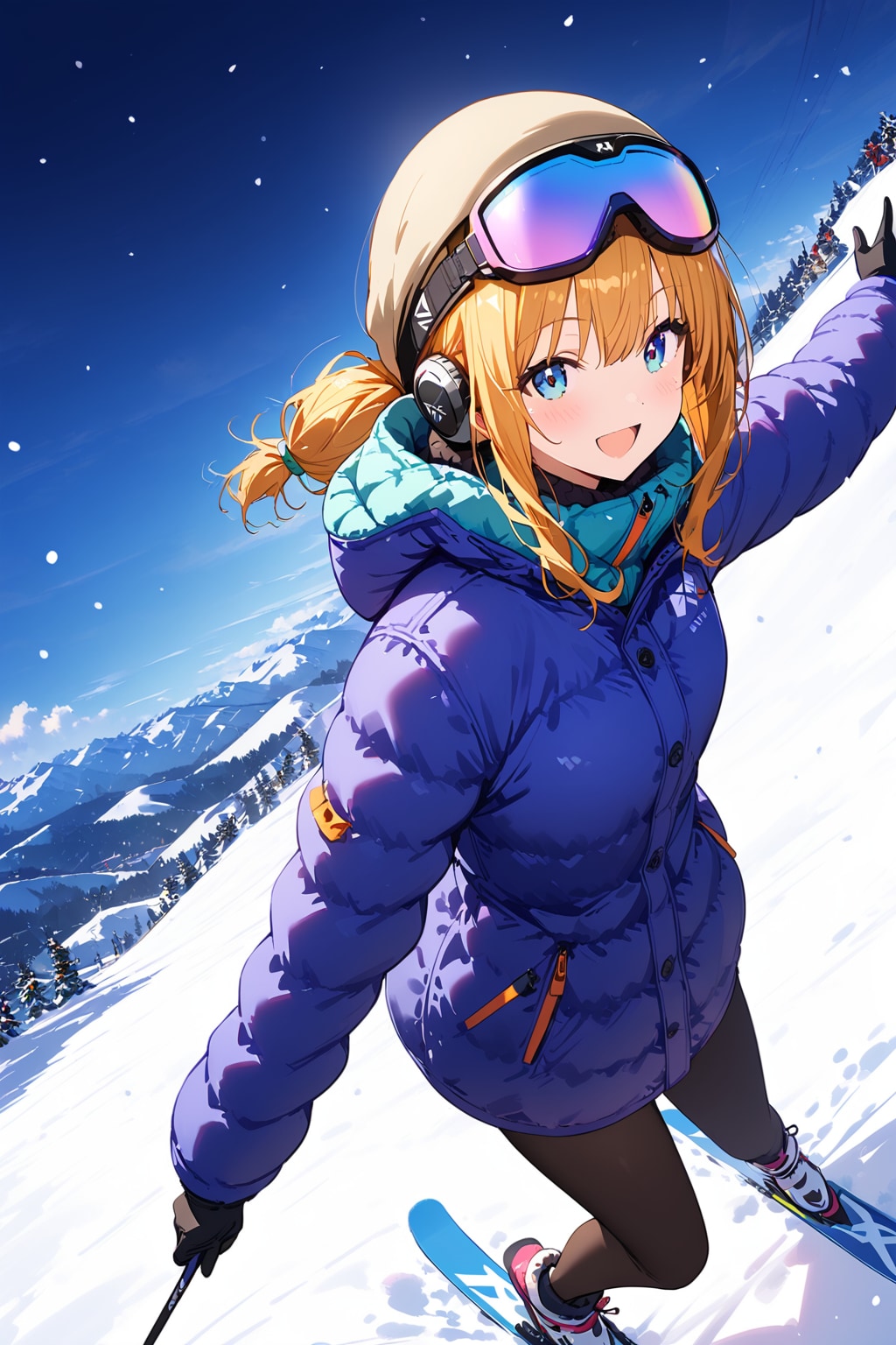 スキー日和だね⛷️