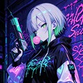 日野森志歩:Hinomori_Shiho（ネオン調） 3枚目