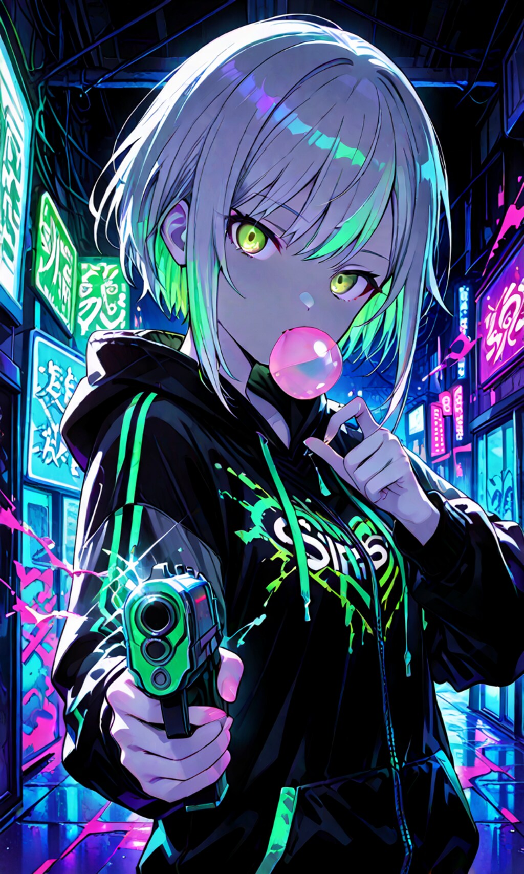 日野森志歩:Hinomori_Shiho（ネオン調）