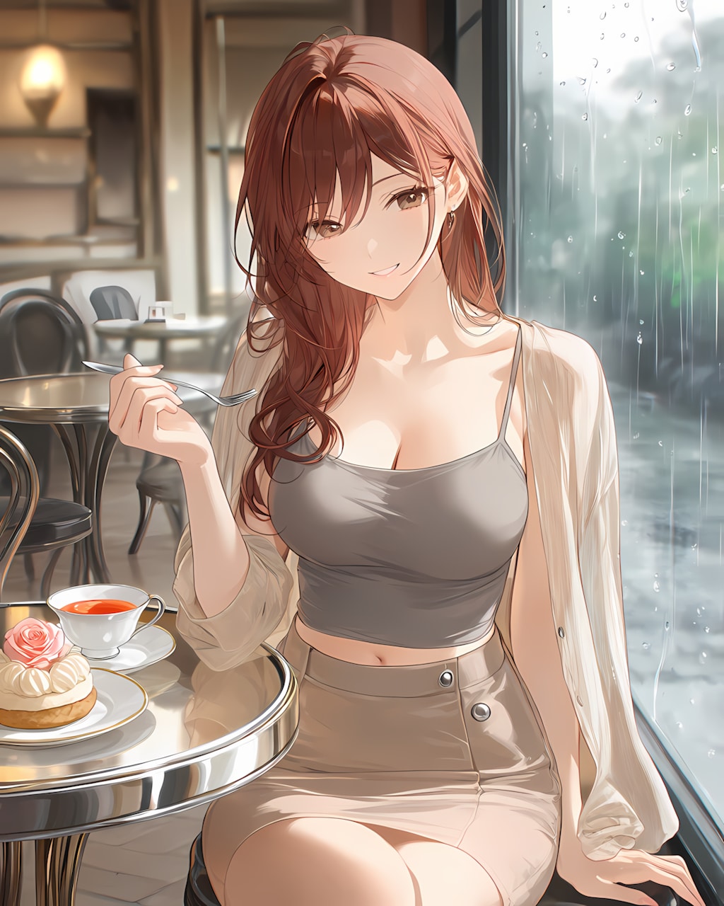 小雨の朝は贅沢カフェデート☕✨