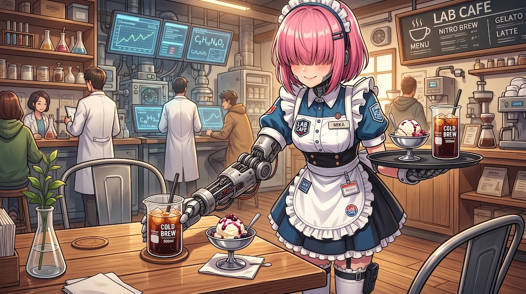 研究所風カフェ