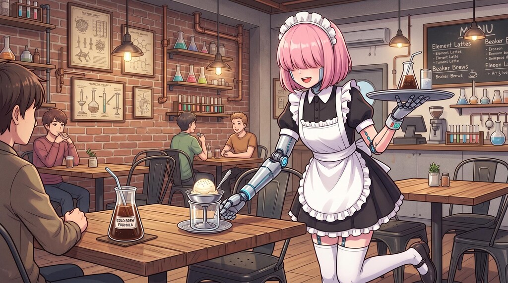 研究所風カフェ