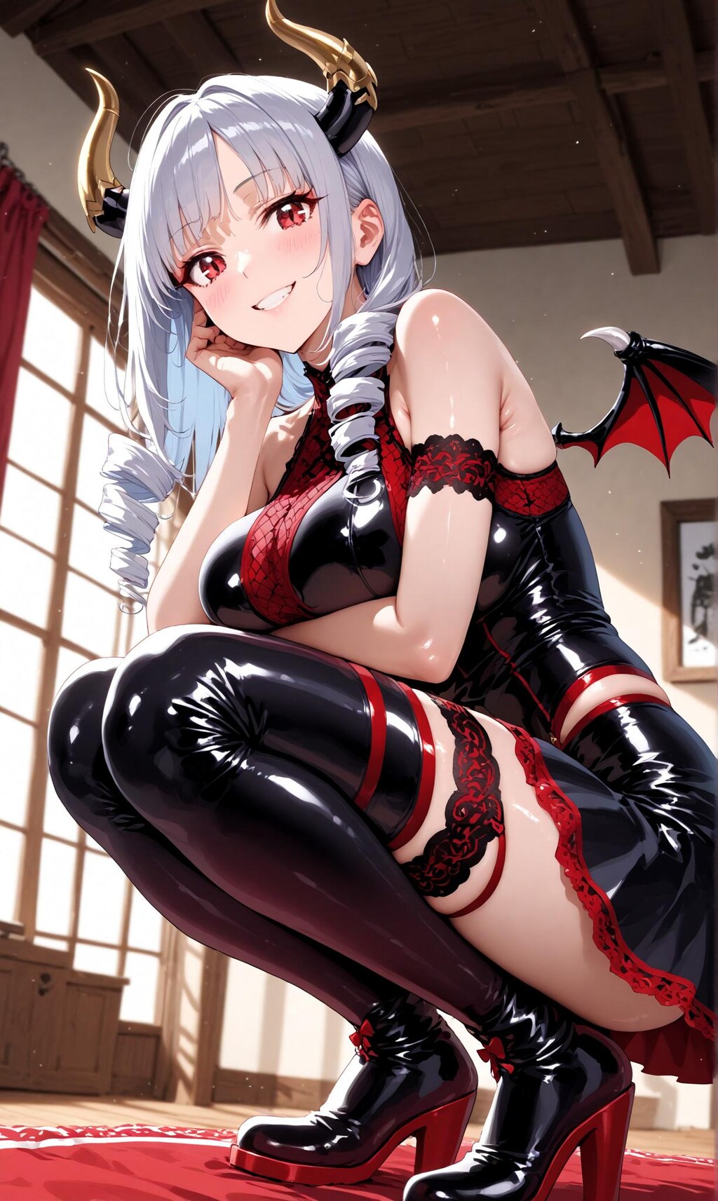 サキュバスガール・ドリルヘアお嬢様9