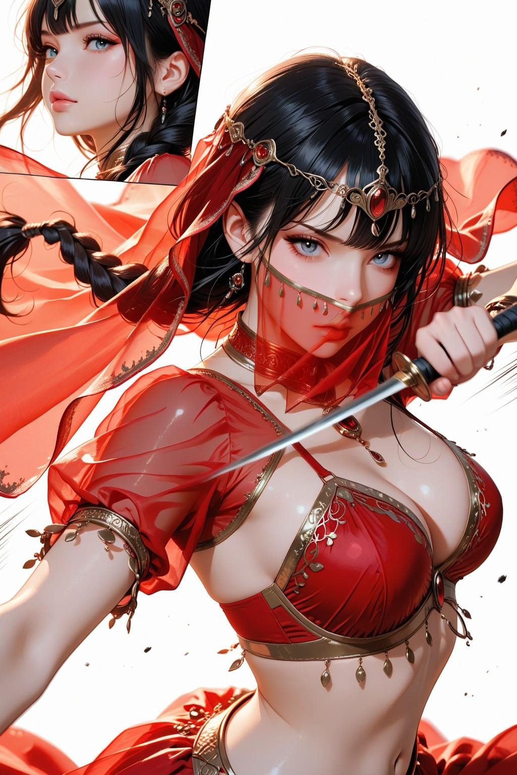 Beauty Arabian Girl（アラビアン・ガール。【プロフィール・自己紹介／ナイフ・アクション篇】）