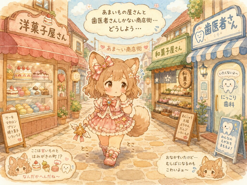 魔法少女ちゃん、変な商店街を散歩する