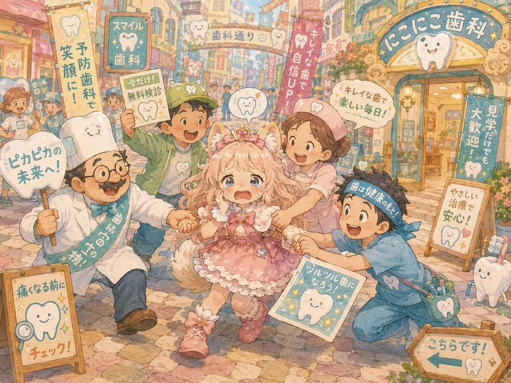 魔法少女ちゃん、変な商店街を散歩する