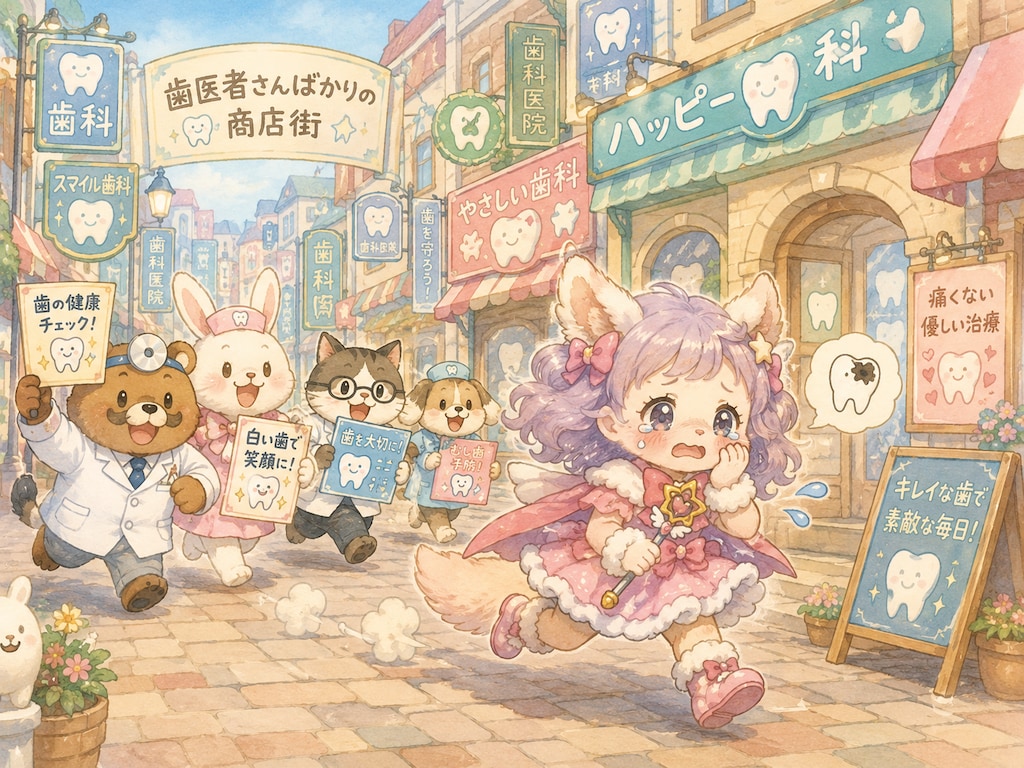 魔法少女ちゃん、変な商店街を散歩する