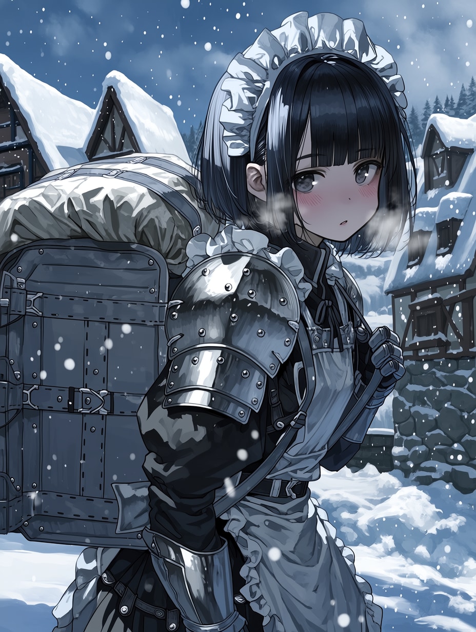 雪中行軍 | の人気AIイラスト・グラビア