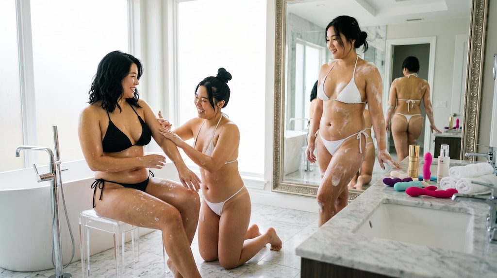 女性専用洗体エステ:ハグでご挨拶（セラピスト2名コース120分。美容グッズお試し付き）