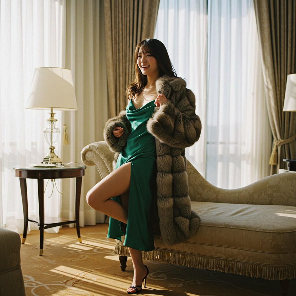 コートを脱いで