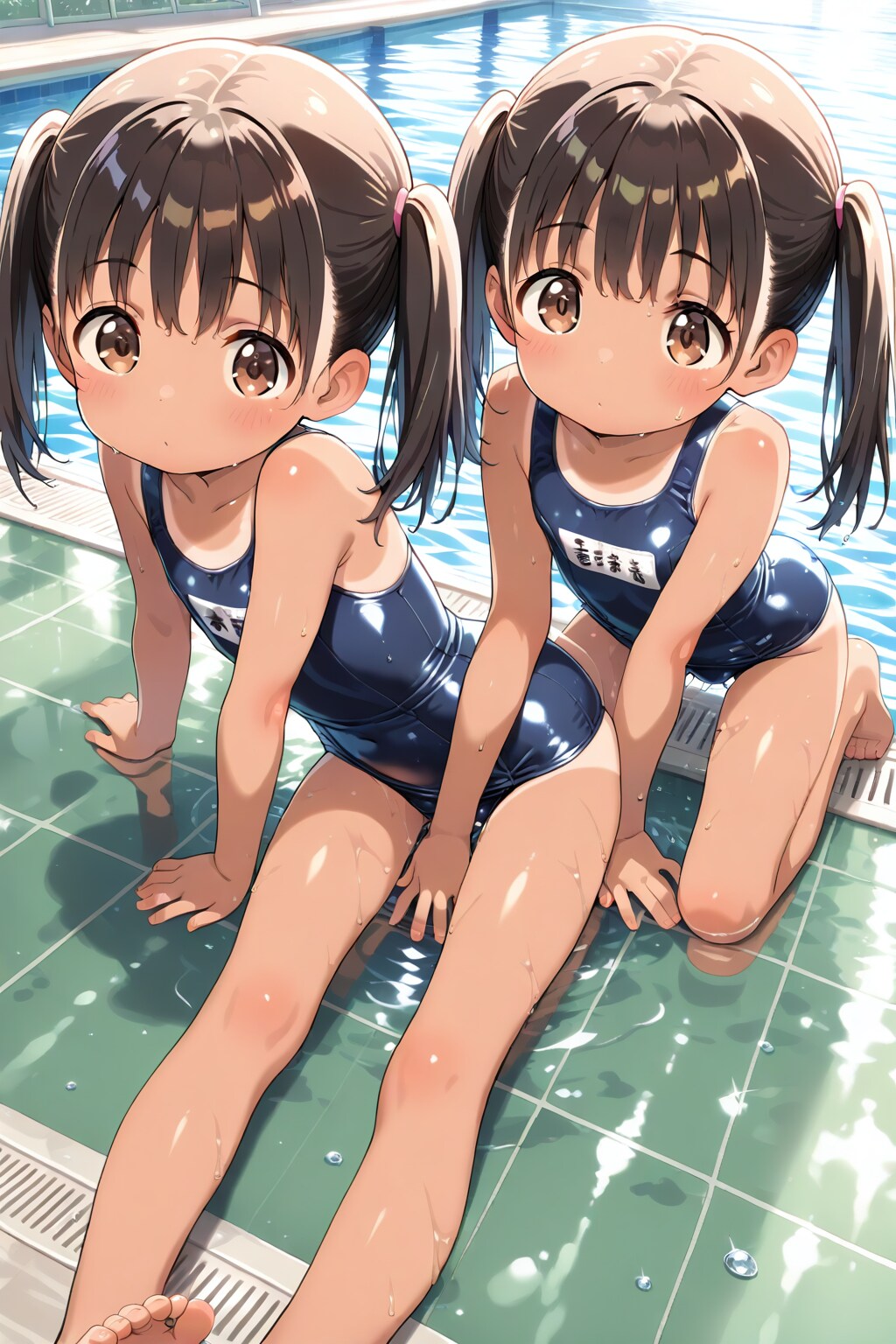 スク水美少女たち