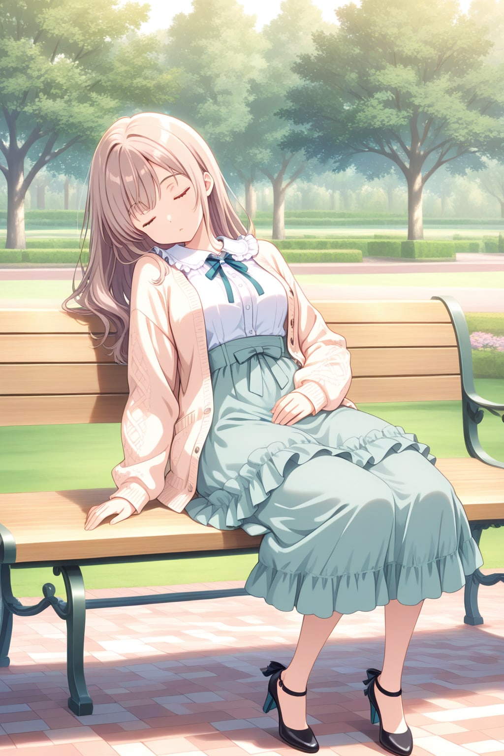 春眠なHARPYちゃん | の人気AIイラスト・グラビア