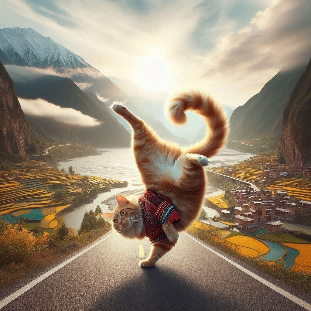 シルクロードの猫