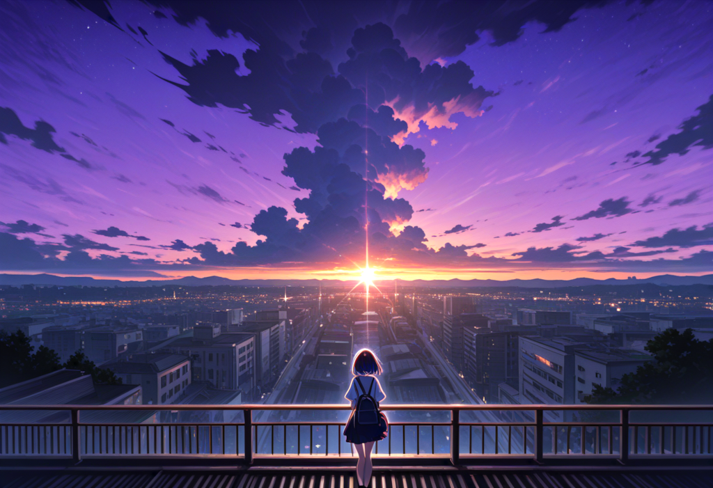 夏のこの時間の雲が好き