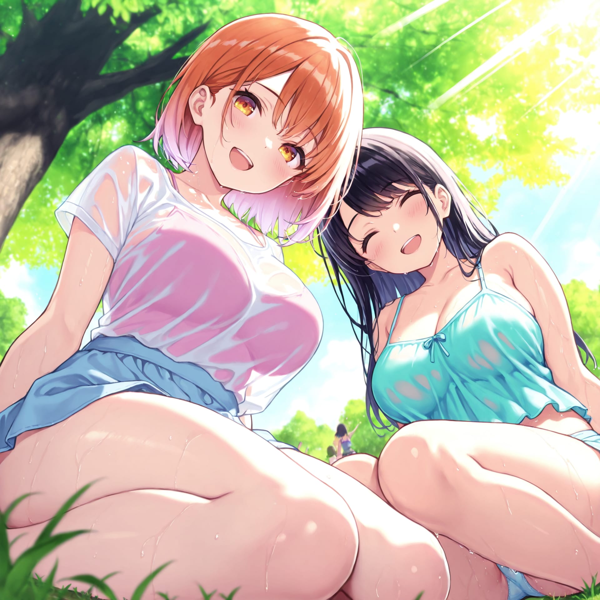 公園の女子 #15-001