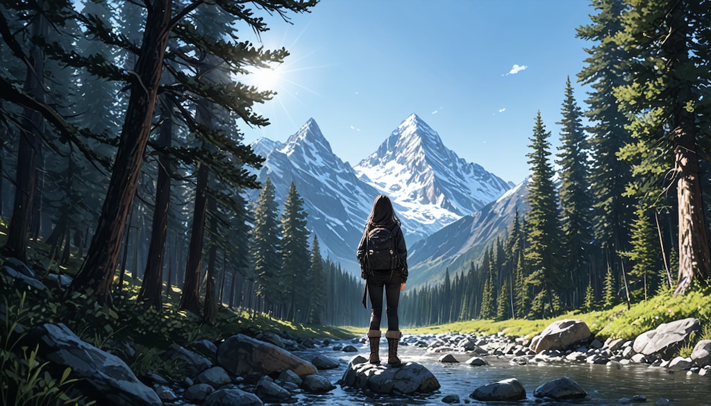 【Today's illustration】journey②「mountains」