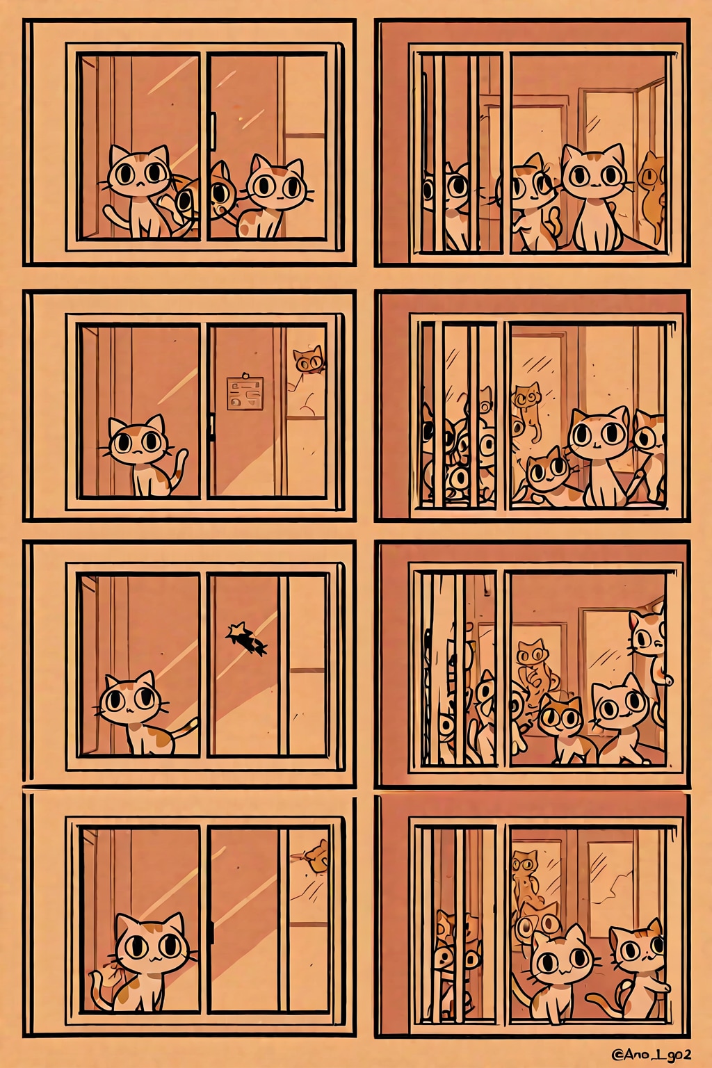 猫さんの住んでいるマンション