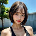 豹柄水着 7枚目