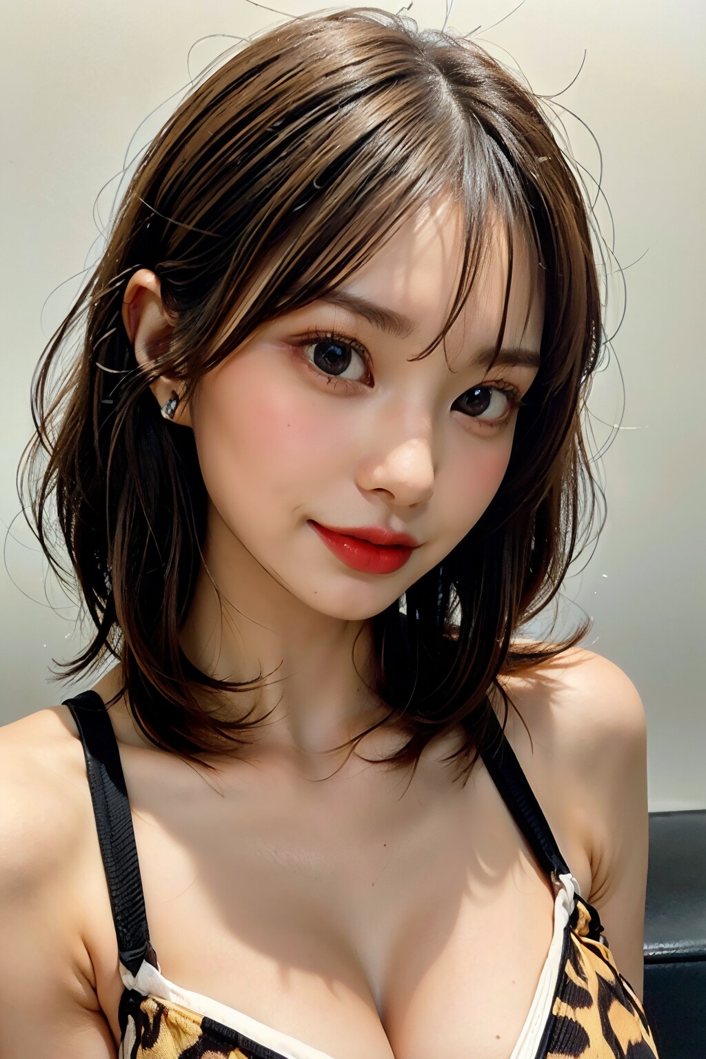 豹柄水着