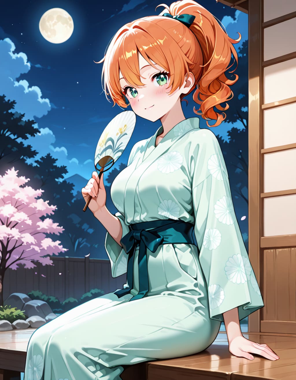 月が明るいね
