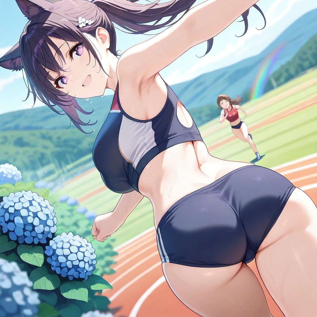 振り向きケモミミ陸セパさん！