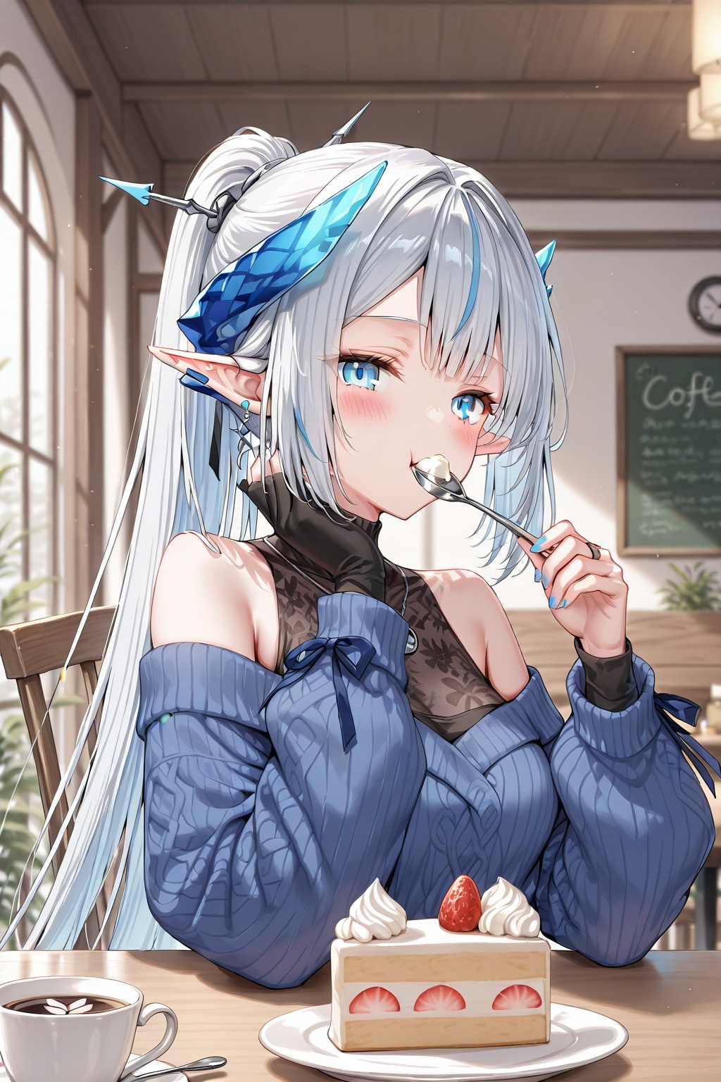 困ったらカフェ | の人気AIイラスト・グラビア