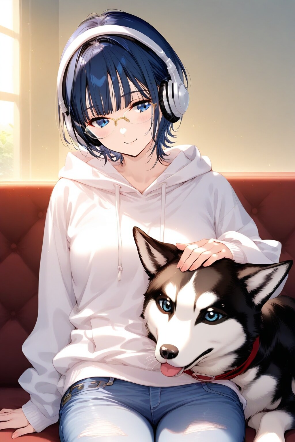 【生成機能の子】WAVEちゃん✕ハスキー