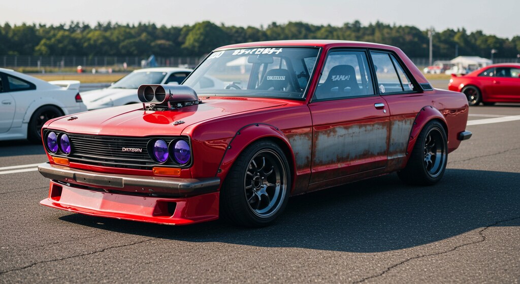 510ブルーバードレーシングカー