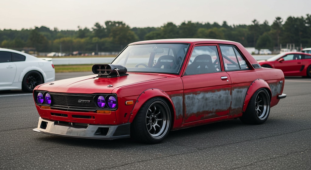 510ブルーバードレーシングカー