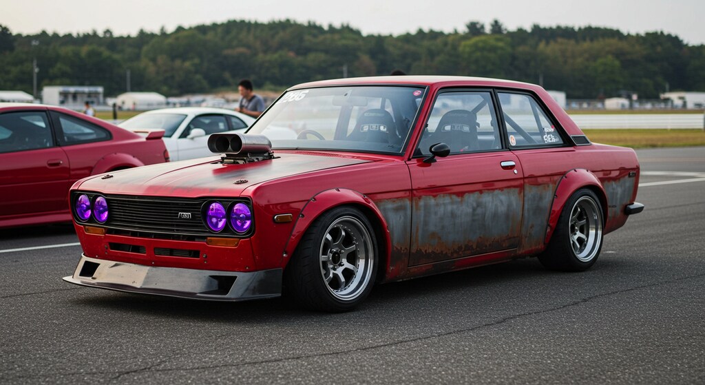 510ブルーバードレーシングカー