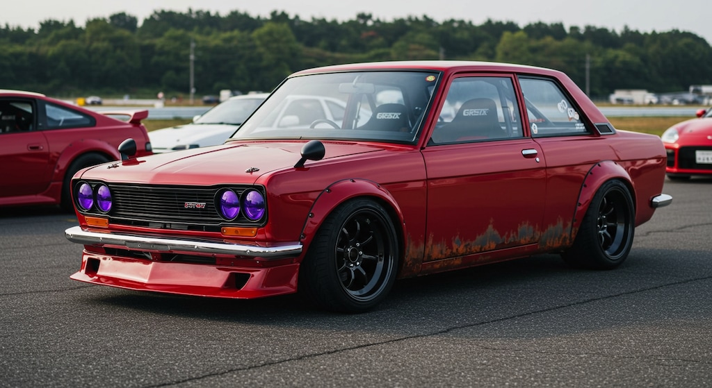 510ブルーバードレーシングカー