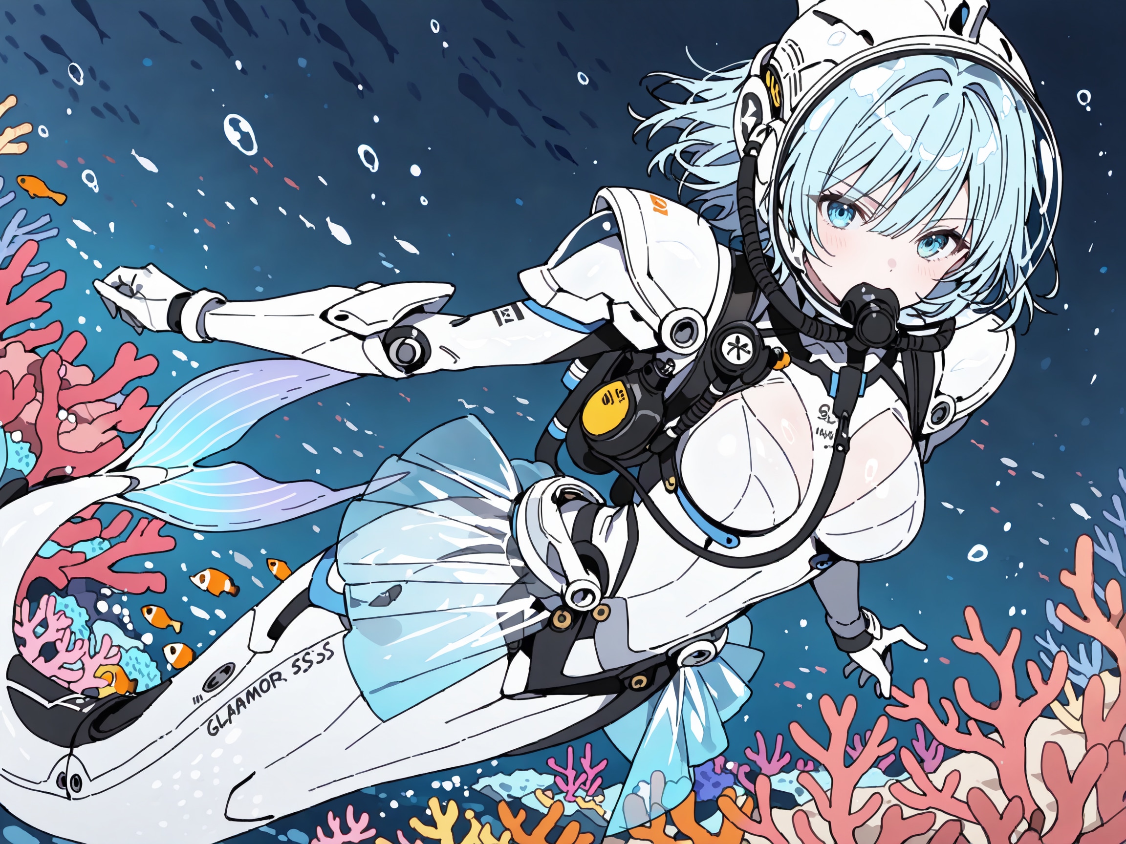 海中作業支援パワードスーツ | の人気AIイラスト・グラビア