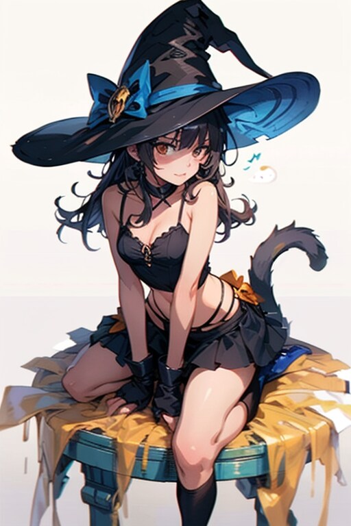 猫魔女 | の人気AIイラスト・グラビア