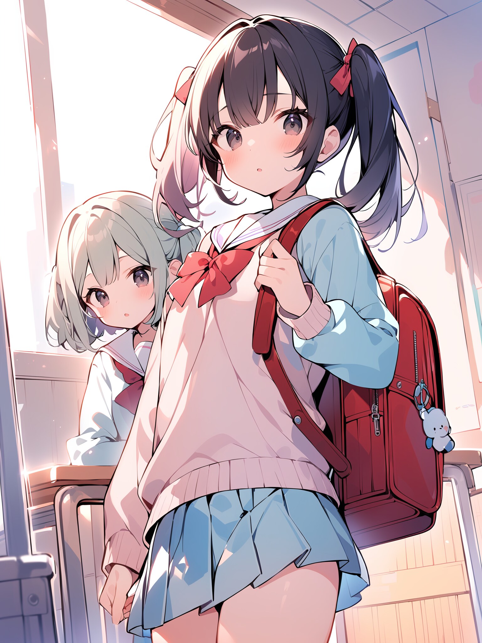 学校終わったツインテちゃん