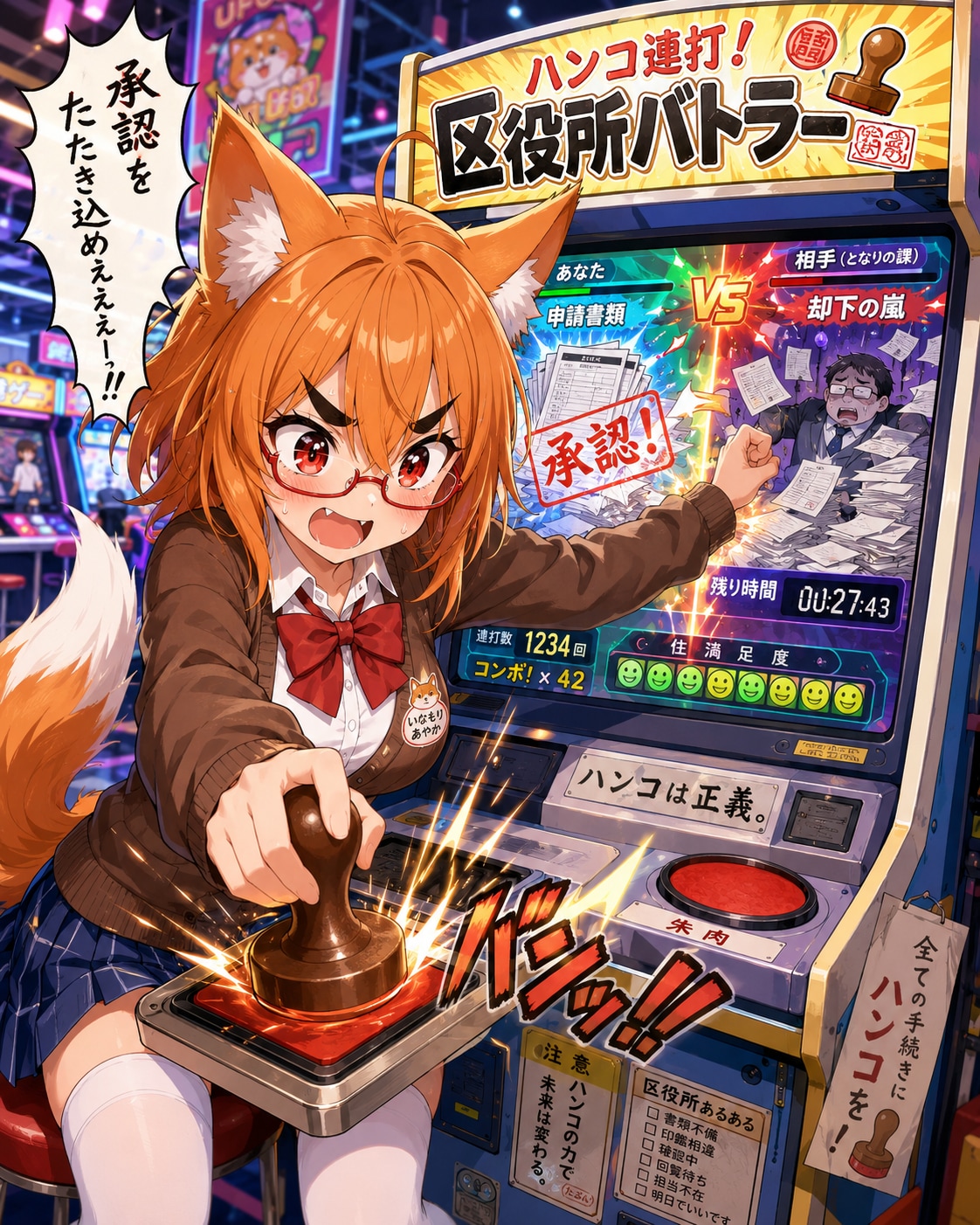 ハンコ連打！区役所バトラー