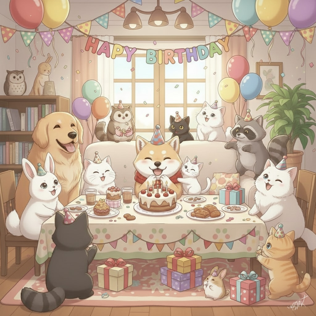 誕生日🐶😺