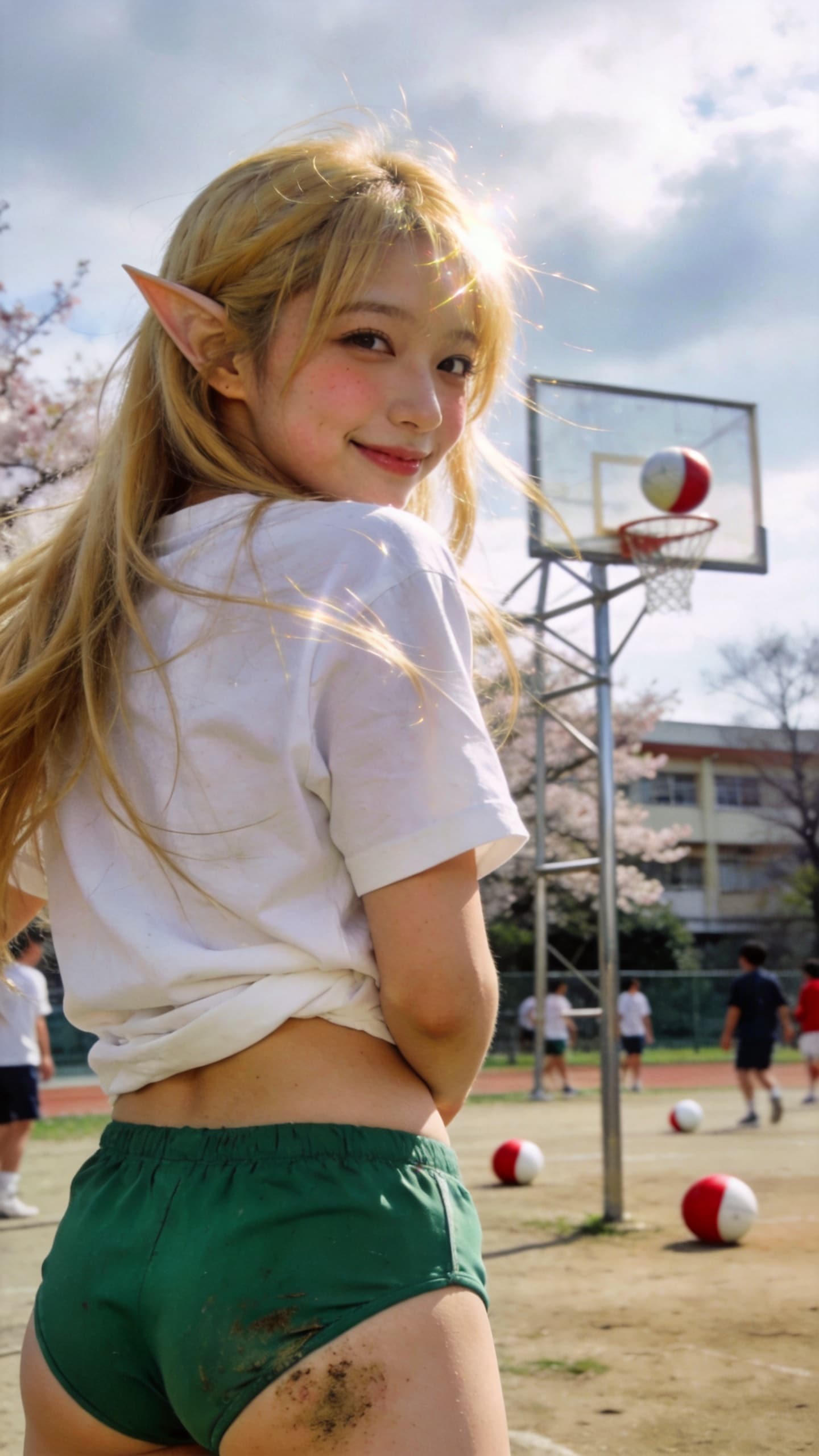 Spring Passed Behind Her Smile