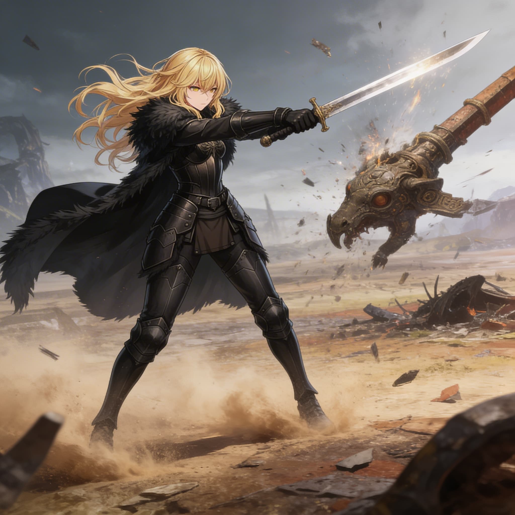 ブロンドの女騎士さん927 | の人気AIイラスト・グラビア