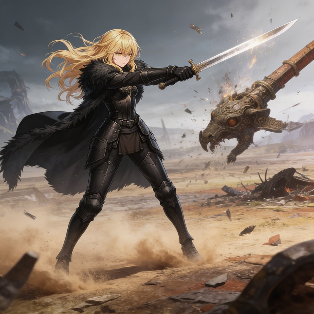 ブロンドの女騎士さん927