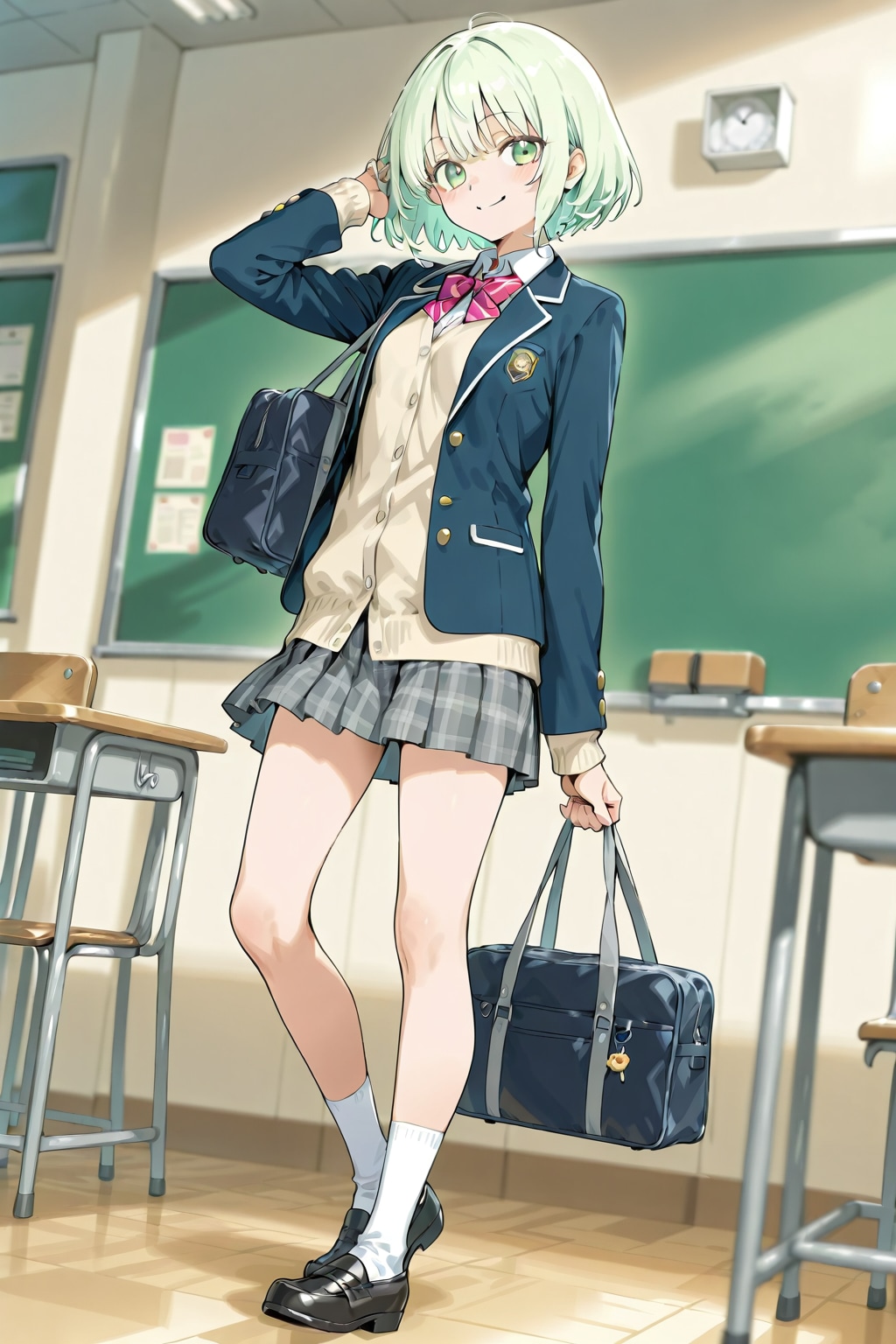 DAISYちゃんのブレザー姿