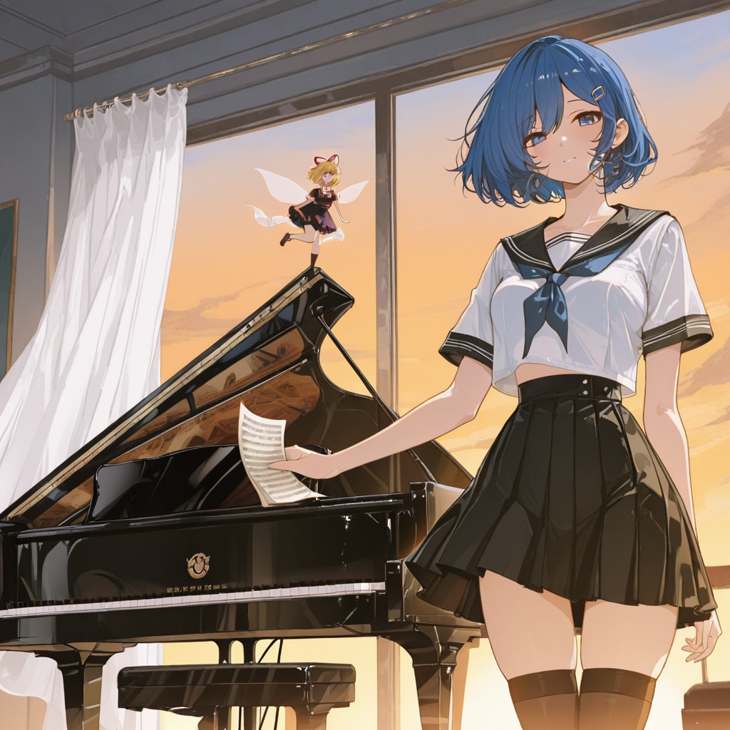 放課後の音楽室「まだ鳴っている最後の和音」