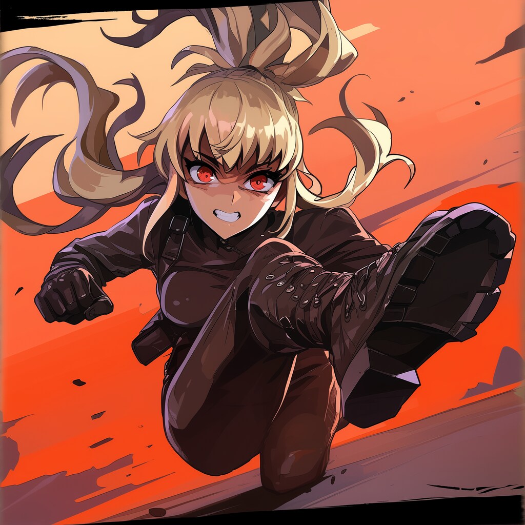 動きのあるポーズ02