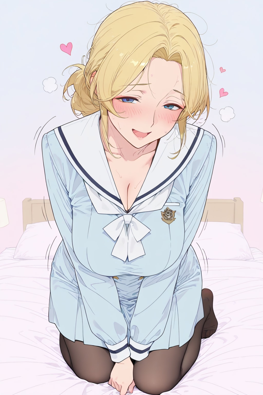 寝室にきちゃったニーナさん