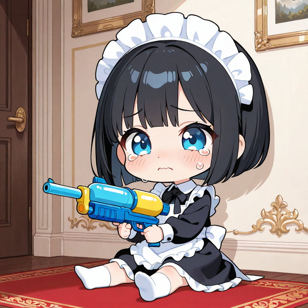 ちびすぎるたたかうめいどちゃん