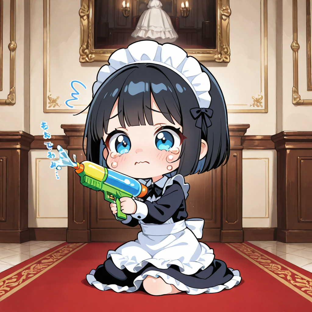 ちびすぎるたたかうめいどちゃん