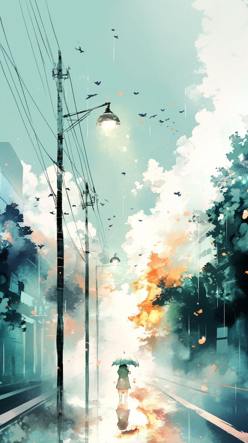 雨の日 | の人気AIイラスト・グラビア